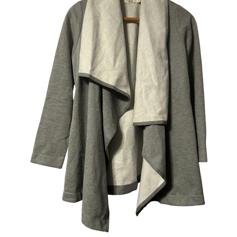 Ugg open swing cardigan with pockets gray warm Size‎ M